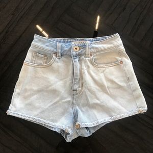 Bullhead High Waisted Jean Shorts